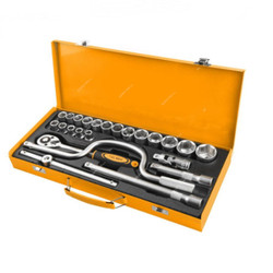 Tolsen Socket Set, 15141, 1/2 Inch, 24 Pcs/Set