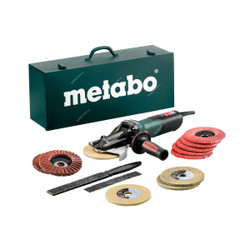 Metabo Flat Head Angle Grinder With Metal Case, WEVF-10-125-Quick-Inox, 613080500, 1000W, 125MM