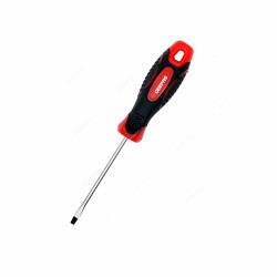 Geepas Screwdriver, GT59086, Slotted, 4 x 125MM, Red/Black