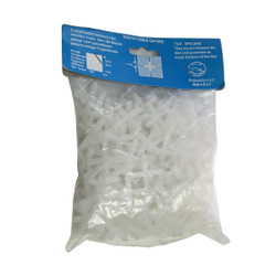 Original Fish Tile Spacer, Plastic, 2.5MM, White, 40000 Pcs/Box