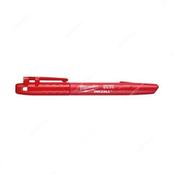 Milwaukee Jobsite Marker, 48223170, Inkzall, Fine Point, Red