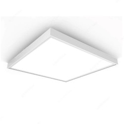 Munira Lighting Surface/Ceiling Mounted LED Panel Light, 220-240VAC, 40W, 6000K, White