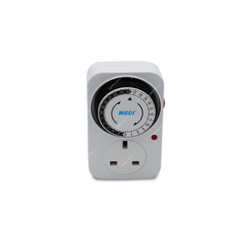 Modi 24 hours Plug In Timer, MD-HWA2001, 240V, White