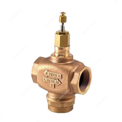 Honeywell 3-Way Threaded Electric Valve Actuator, V5013R1065, 1 Inch, NPT, PN20, Bronze