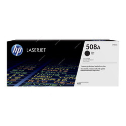 HP Original LaserJet Toner Cartridge, CF360A, 508A, Black