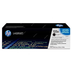 HP Original LaserJet Toner Cartridge, CB540, 125A, Black