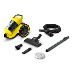 Karcher VC 3 SEA Vacuum Cleaner, 11981280, 1100W, 900ML Tank Capacity, Yellow/Black