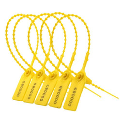 Security Tag, Polypropylene, 250MM, Yellow, 100 Pcs/Pack