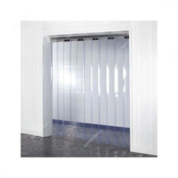 PVC Curtain, 2MM Thk, 200MM Width x 50 Mtrs Length, Clear