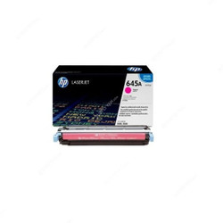 HP Original LaserJet Toner Cartridge, C9733A, 645A, Magenta