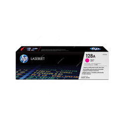 HP Original LaserJet Toner Cartridge, CE323A, 128A, Magenta