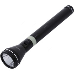 Olsenmark Rechargeable LED Flashlight, OMFL2659, 257MM, Black