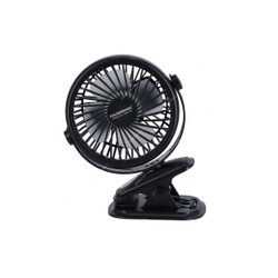 Olsenmark Rechargeable Mini Clip Fan, OMF1790, 3.7V, 1200mAh, Black