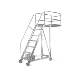 Topman Cantilever Staircase Ladder, CSAL17, Aluminium, 16+1 Steps, 250 Kg Loading Capacity