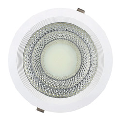 Geepas Round Slim COB Downlight, GESL55078, 30W, 6500K, Cool Daylight