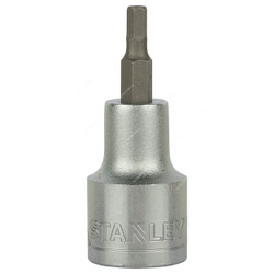 Stanley 4 Point Hexagonal Bit Socket, STMT73371-8B, 1/2 Inch Drive, 4MM