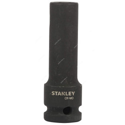 Stanley 6 Point Impact Deep Socket, STMT91394-8B, 1/2 Inch Drive, 25MM