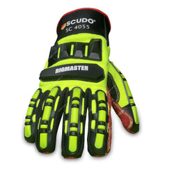 Scudo Impact Protection Gloves, SC-4055, RigMaster, TPR, 3XL, Multicolor