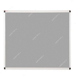 Deluxe One Sided Felt Board, 60 x 90CM, Grey