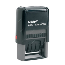 Trodat Printy Self Inking Stamp With Date, 4750, APPROVED Wording, 41 x 24MM