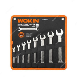 Wokin Double Open End Spanner Set, SHGT-W-150908, 8 Pcs/Set
