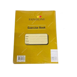 Paperline Single Line Right Margin Exercise Book, EB-0287238, 100 Pages, 16 x 21CM, 10 Pcs/Pack