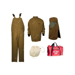 NSA Arcguard Arc Flash Kit W/O Ventilating Fan, KIT4SC65NG-3XL, 65 cal/sq.cm, 5 Pcs/Kit