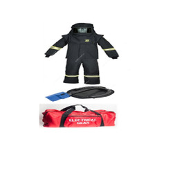 Oberon Arc Flash Suit Set, TCG6B-SplusHVS, TCG100, S, Black