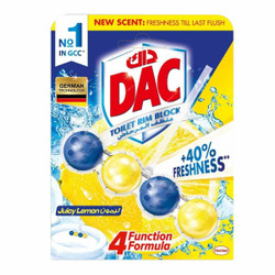 Dac Power Active Toilet Rim Block, Juicy Lemon, 50GM