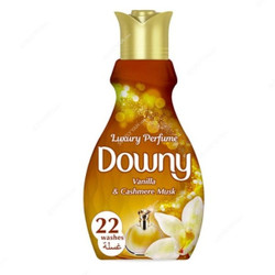 Downy Luxury Perfume Concentrate Fabric Softener, Vanilla and Cashmere Musk, 880ML