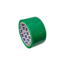 Green Color Bopp Tape, 50MM Width x 45 Yards Length, 6 Rolls/Pack