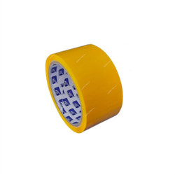 Yellow Color Bopp Tape, 50MM Width x 45 Yards Length, 6 Rolls/Pack