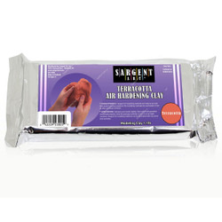 Sargent Art Terracotta Air Hardening Clay, SA22-3005, 1 lb, Red