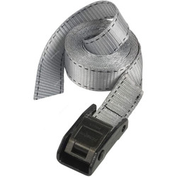 Master Lock Luggage Strap With Zamak Alloy Buckle, ML3111EURDAT, 2.5 Mtrs x 25MM, 150 Kg, Silver