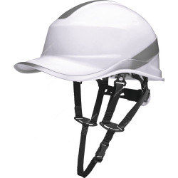 Delta Plus Baseball Cap Safety Helmet, DIAMOND-VUP-W, 53 to 63CM, ABS, White