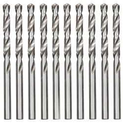 Mtx HSS Metal Drill Bit, 715709, Stainless Steel, Cylindrical Shank Type, 7MM, 10 Pcs/Pack