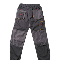 Denzel Work Pants, 7790348, Size32, 65% Polyester and 35% Cotton, Black
