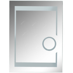 Argent Crystal LED Light Mirror, YJ-2066H, Rectangular