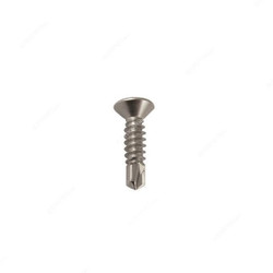 Tuf-Fix CSK Self Drilling Screw, 6x1-1/4 Inch, CS, Silver, PK900