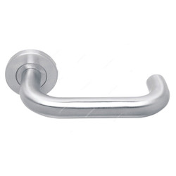 Dorfit Mortise Rose Lever Handle, DTTH001, 19mm, SS, Satin