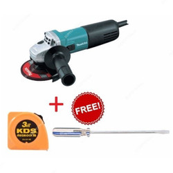 Makita Angle Grinder 9554HNG With Free 3 Mtrs Tape and Screwdriver