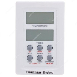 Brannan Digital Probe Thermometer, 38-660-0, w/ Timer