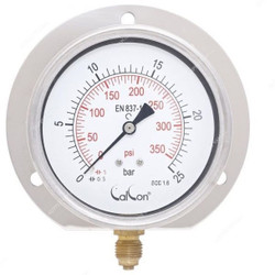 Calcon Pressure Gauge, CC10C, 80MM, 1/4 Inch, BSP, 0-25 Bar