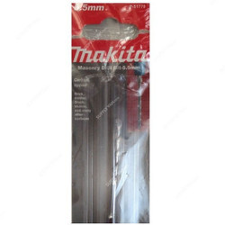 Makita Masonry Drill Bit, P-51764, w/ Hex Shank, 5MM