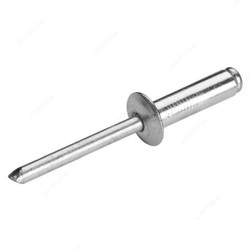 Tolsen Blind Rivet, 43010, 4x12.7mm, Aluminium, Silver, PK50