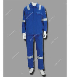 Taha Safety Pant and Shirt, Petrol Blue, XL
