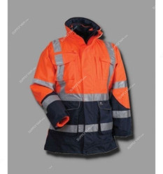 Vizwell 3 in 1 Jacket, VWJK05-B, Orange, XL