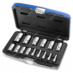 Expert Hex Socket Set, E031804, 15PCS