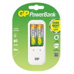 GP Batteries Cordless Battery Charger, GPPB410BS130-2UE2, 120-230VAC