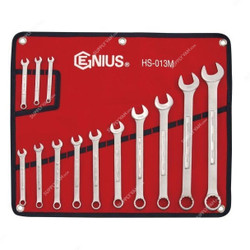 Genius Metric Combination Wrench Set, HS-016M, 16PCS